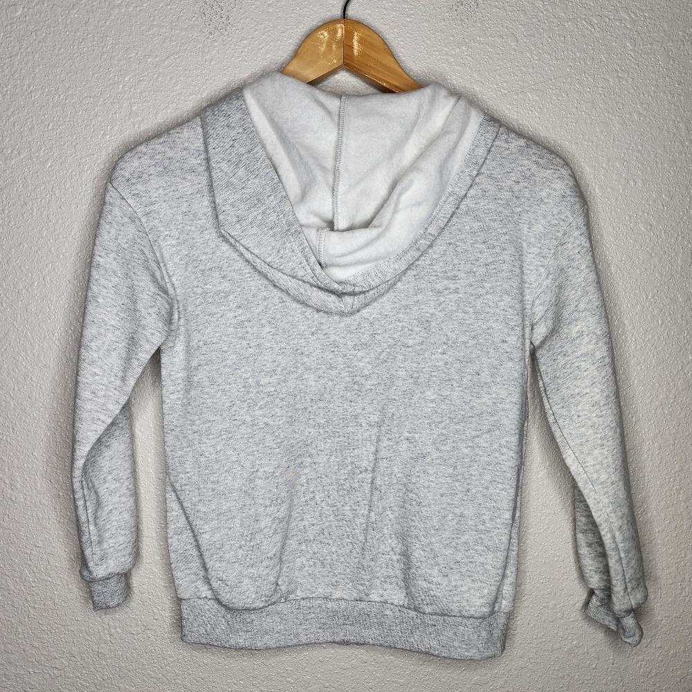 H&M Grey Fleece Hoodie Size 8-10 Y New With Tags - Picture 2 of 4